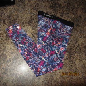 CLEARANCE Women's SOFFE DRI Psychedelic Athletic/Bike Pant M